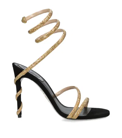 RENÉ CAOVILLA EMBELLISHED MARGOT SANDALS 105