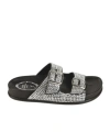 René Caovilla Emma Crystal Embellished Sandals In Black