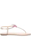 René Caovilla Rene Caovilla Fairy Pink Flat Sandal 10