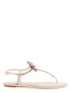 René Caovilla Rene Caovilla Fairy Pink Flat Sandal 10 In Neutral