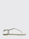 René Caovilla Flat Sandal Rene Caovilla Woman Color Green