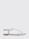 René Caovilla Flat Sandal Rene Caovilla Woman Color White