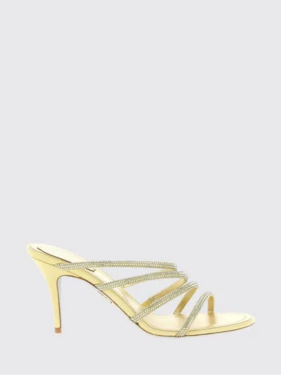 René Caovilla Flat Sandal Rene Caovilla Woman Color Gold In Neutral