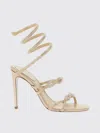 René Caovilla Flat Sandals Rene Caovilla Woman Color Beige In Neutral