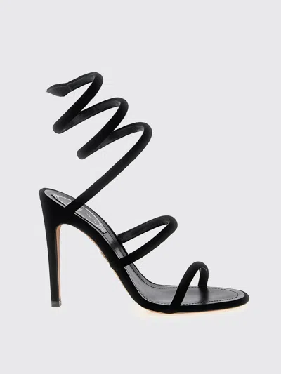 RENÉ CAOVILLA HEELED SANDALS RENE CAOVILLA WOMAN COLOR BLACK,H31550002