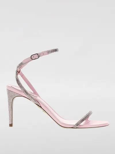 René Caovilla Flat Sandals Rene Caovilla Woman Colour Pink