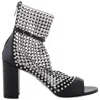 René Caovilla Galaxia 80mm Rhinestone-embellished Sandals In Black