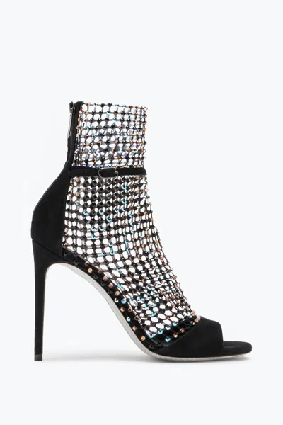 René Caovilla Galaxia Black Sandal 105