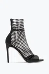 René Caovilla Galaxia Black Sandal 105