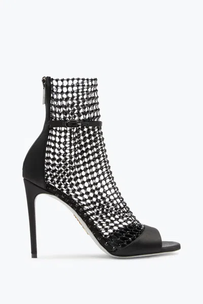 René Caovilla Galaxia Black Sandal 105