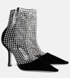 René Caovilla Slingback Mid-high Heel In Black