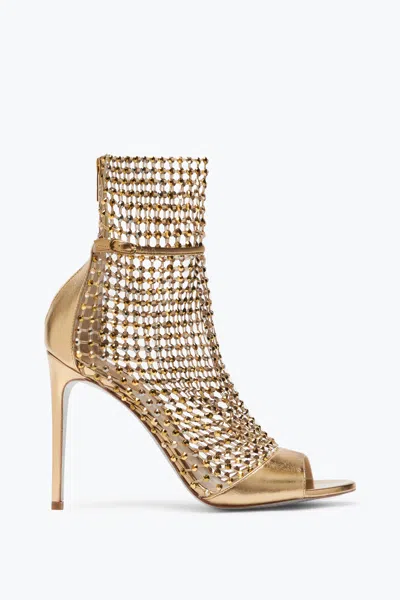René Caovilla Galaxia Gold Sandal 105