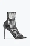 René Caovilla Galaxia Metallic Anthracite Sandal 105