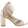 René Caovilla Rene Caovilla Gold Galaxia 80 Jeweled Sandals
