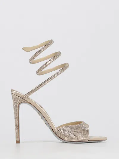 René Caovilla Heeled Sandal Rene Caovilla Woman Color Beige In Gray