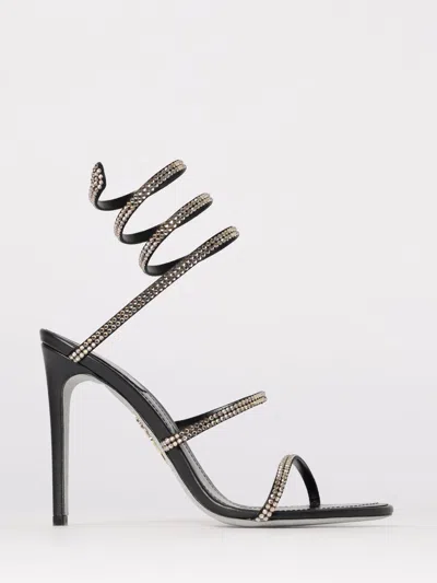 René Caovilla Shoes Woman Rene Caovilla In Black