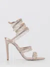 René Caovilla Heeled Sandal Rene Caovilla Woman Color Pink In Gold