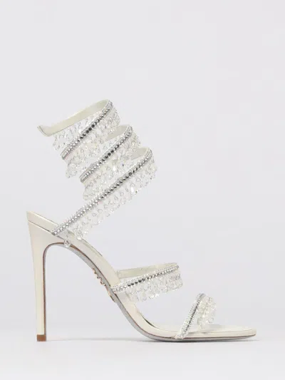 RENÉ CAOVILLA HEELED SANDAL RENE CAOVILLA WOMAN COLOR WHITE,436738001
