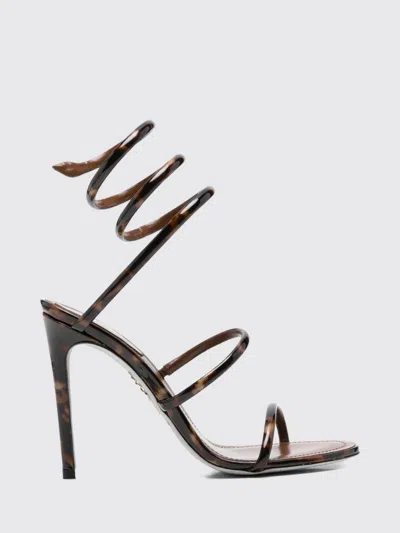 René Caovilla Rene Caovilla Heeled Sandal Woman Color Brown