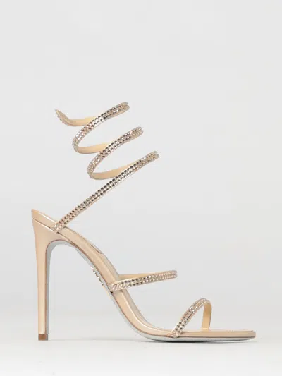René Caovilla Cleo Embellished Sandals In Neutral