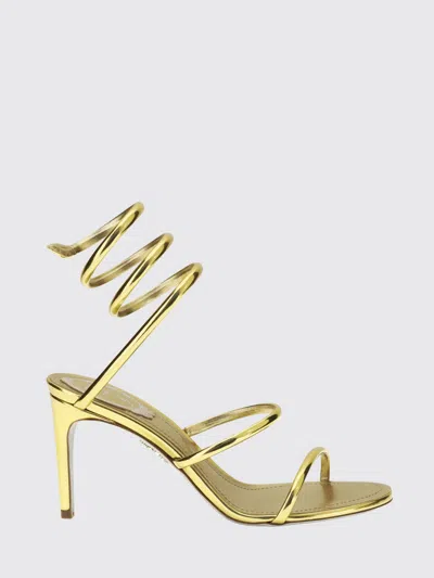 René Caovilla Rene Caovilla Heeled Sandal Woman Color Gold