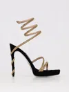 René Caovilla Heeled Sandals Rene Caovilla Woman Color Black In 黑色