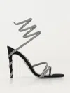 René Caovilla Rene Caovilla Womens Black Cleo Crystal-embellished Suede Heeled Sandals In Schwarz