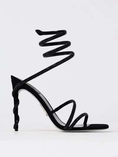 René Caovilla Heeled Sandals Rene Caovilla Woman Color Black In Schwarz