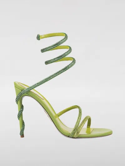 René Caovilla Heeled Sandals Rene Caovilla Woman Color Green