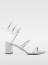 René Caovilla Rene Caovilla Cleo Ankle Strap Embellished Sandals In Silver
