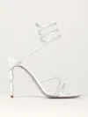 René Caovilla Heeled Sandals Rene Caovilla Woman Color White In Weiss