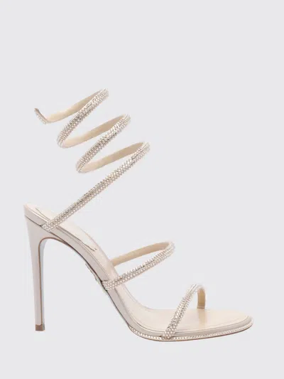 René Caovilla Rene Caovilla High Heel Shoes Woman In White