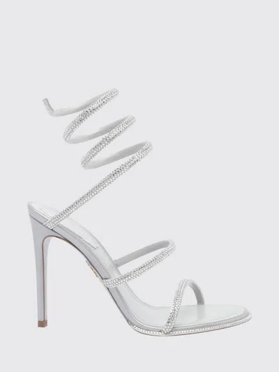 René Caovilla Rene Caovilla High Heel Shoes Woman In Silver