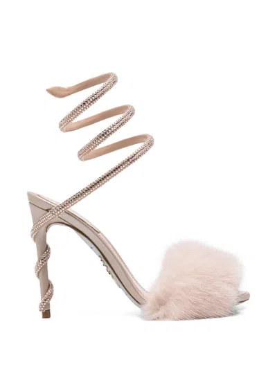 René Caovilla Rene Caovilla Jeweled Sandal With Crystal Appliqués. Elegant Design With Iconic  Sparkl In Multi