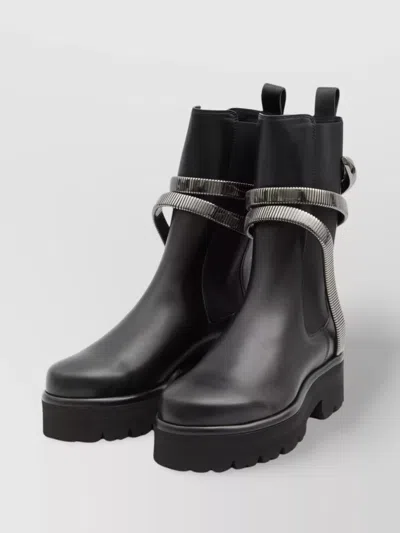 René Caovilla Juniper 45 Biker Boots