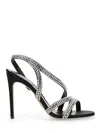 René Caovilla 105mm Lisa Sandals In Black