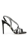 René Caovilla 105mm Lisa Sandals In Black