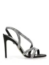 René Caovilla 105mm Lisa Sandals In Black