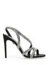 René Caovilla 105mm Lisa Sandals In Grey