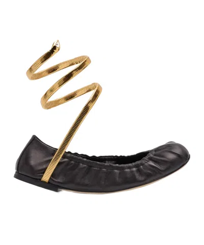 RENÉ CAOVILLA RENÉ CAOVILLA EMBELLISHED BALLERINA SHOES
