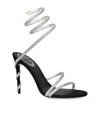 René Caovilla Rene Caovilla Womens Black Cleo Crystal-embellished Suede Heeled Sandals In Black