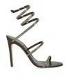 René Caovilla Leather Crystal-embellished Cleo Sandals 105 In Brown