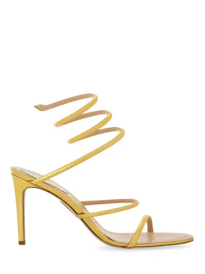 René Caovilla Rene Caovilla Leather Pumps In Gold