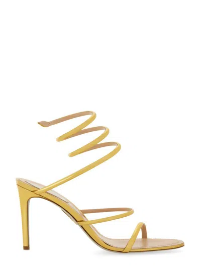 René Caovilla Rene Caovilla Women Leather Pumps In Gold