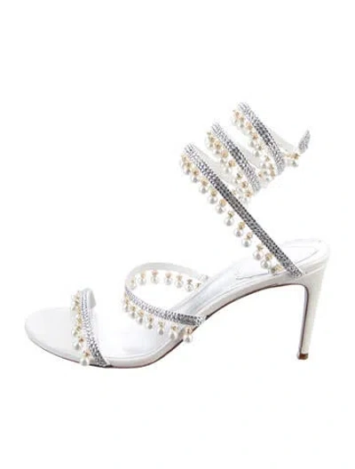 Pre-owned René Caovilla Leather Sandals In Multi