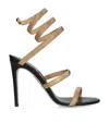 René Caovilla Trigold Cleo Black-gold Sandal 105