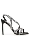 René Caovilla 105mm Lisa Sandals In Black