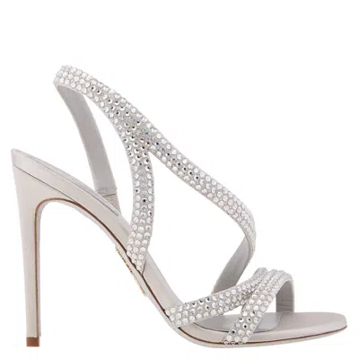 René Caovilla Rene Caovilla Lisa Silver Sandals