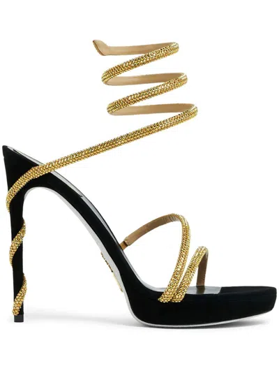 René Caovilla Heeled Sandals Rene Caovilla Woman Color Black