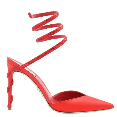 René Caovilla Rene Caovilla Margot 105 Satin Pumps